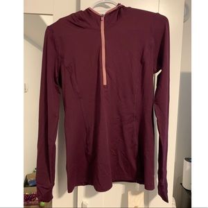 Fabletics Half zip active long sleeve with hood